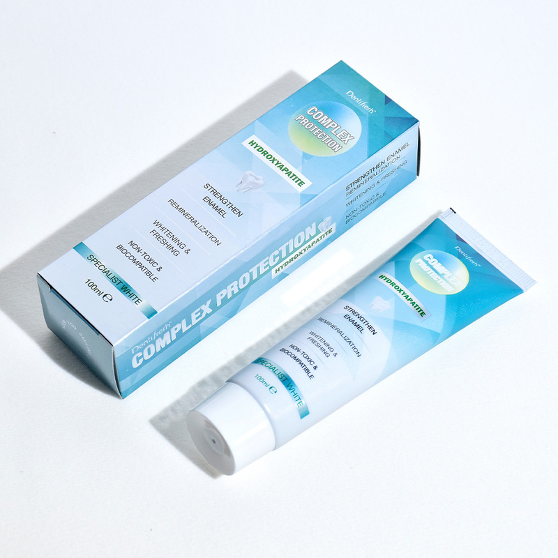 DENTIFRESH 100g हाइड्रॉक्सियापैटाइट टूथपेस्ट मिंट स्वाद टूथपेस्ट वयस्कों के लिए कस्टम लोगो टूथपेस्ट