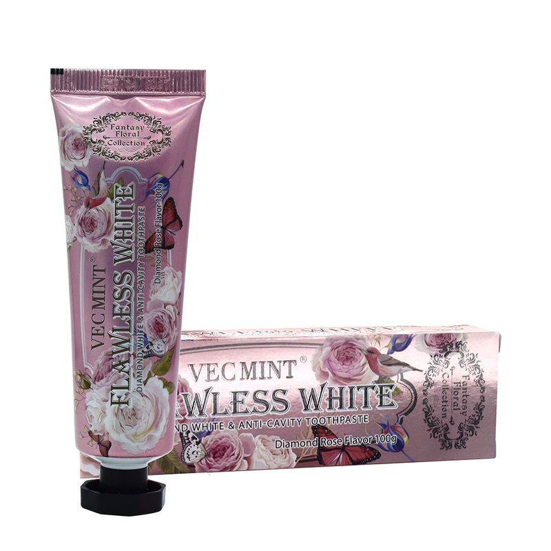 VECMINT गुलाब दांतों का पेस्ट 100 ग्राम स्वस्थ दांतों के लिए दांतों का पेस्ट फैंसी पुष्प संग्रह गर्म बिक्री कारखाने प्रत्यक्ष वितरण