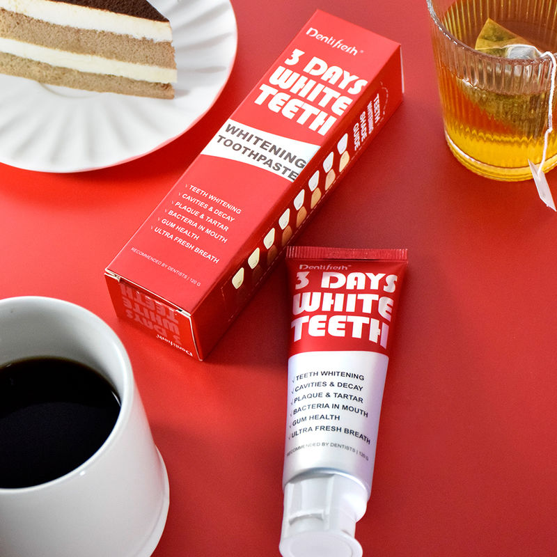 3 दिन का उन्नत दांतों का श्वेतकरण दांतों का पेस्ट सोडियम फाइटेट सामग्री एक चमकदार मुस्कान के लिए