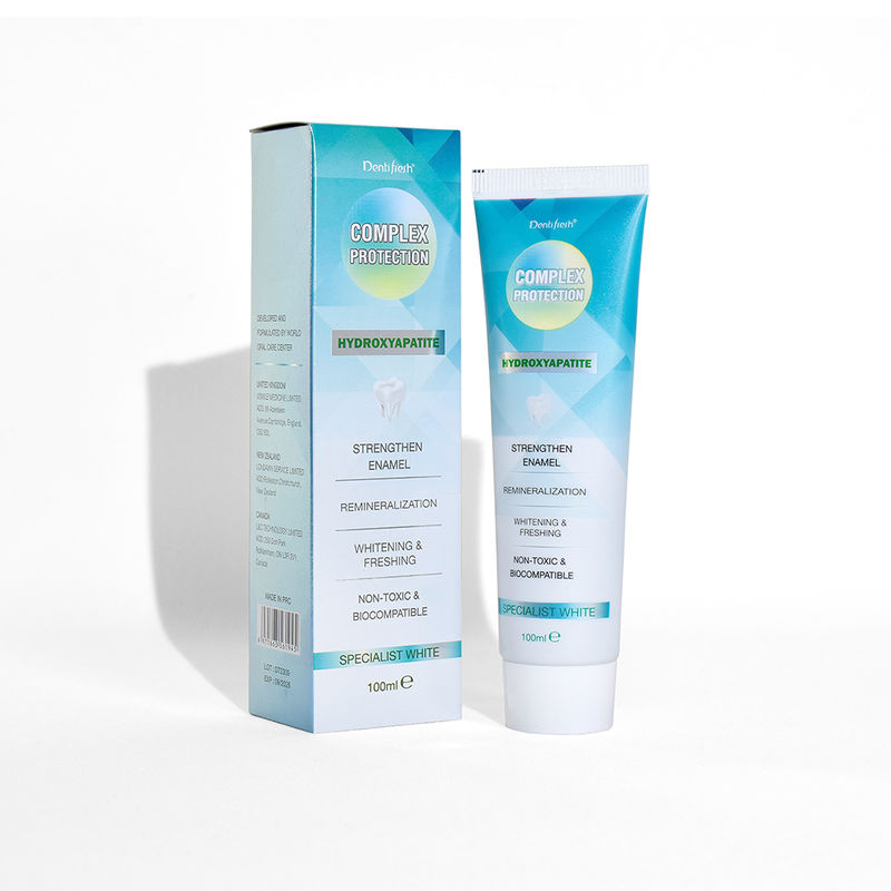 मध्यम सफेद करने वाला प्रभाव दांत दांतों को सफेद करने वाले टूथपेस्ट दांतों को ब्रश करने के साथ दिन में दो बार और सोडियम फाइटेट सामग्री