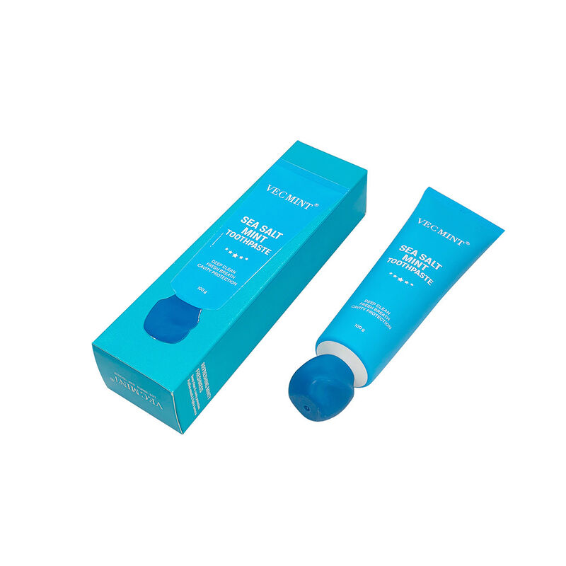 VECMINT 100g समुद्री नमक मिंट टूथपेस्ट - गहरे स्वच्छ दांत और ताजा सांस मौखिक देखभाल