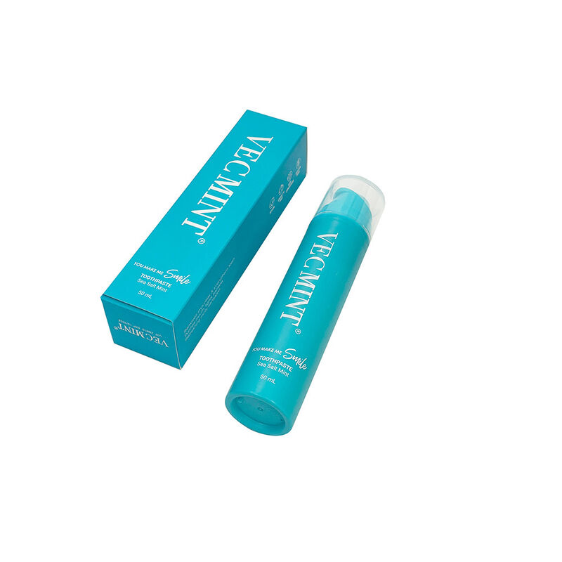 Wholesale VECMINT 50mL Sea Salt Mint Pump-Type Toothpaste - Deep Teeth Cleaning Fresh Breath Personal Care Item